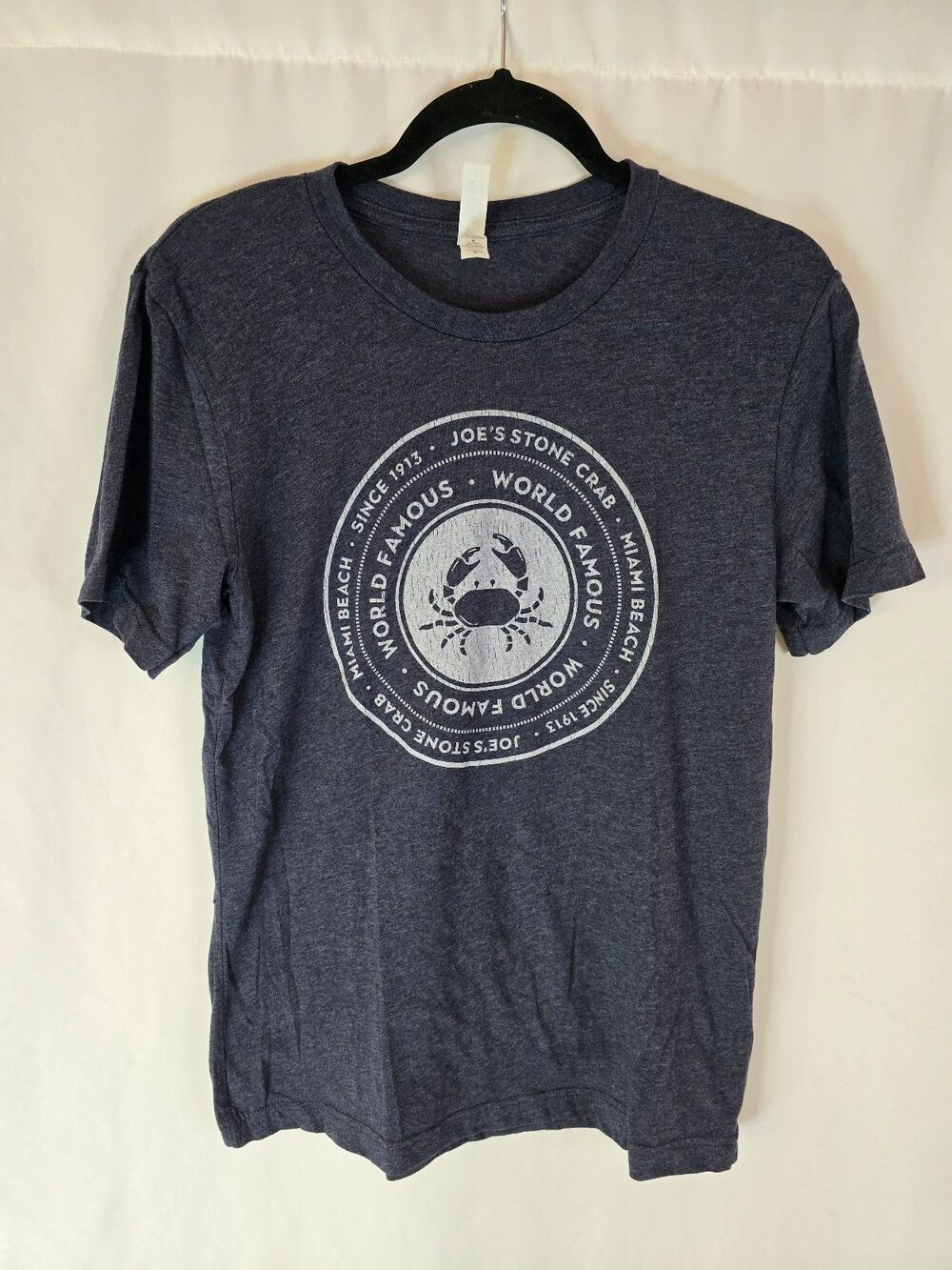 Joes Stone Crab Miami Beach Dark Gray T-shirt